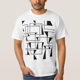 Camiseta Arte de patrones geométricos modernos, urbanos, au