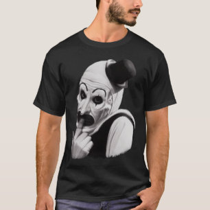 Camiseta Arte de Payaso Arrepentido - Lindo pero Espeluznan