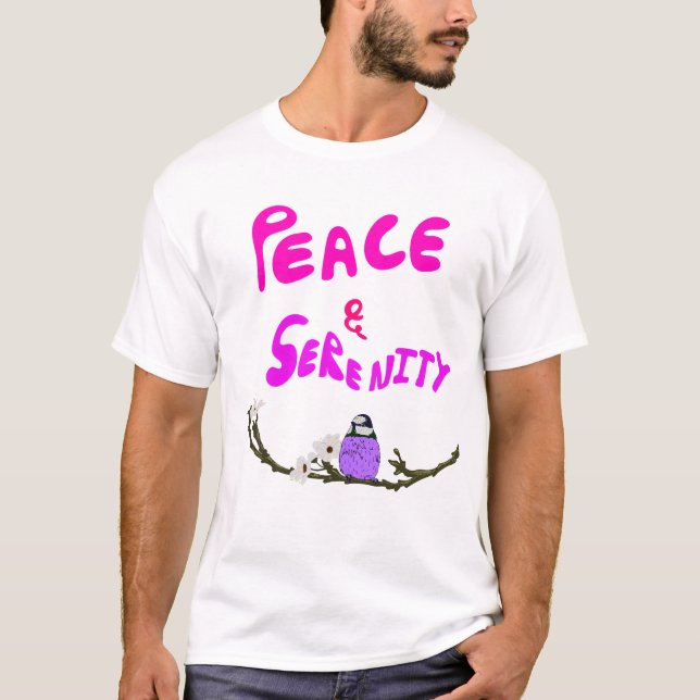 Camiseta Arte de Paz y Serenidad (Anverso)