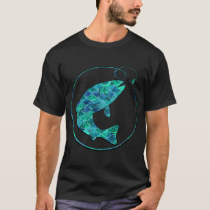 Camiseta Arte de peces coloridos