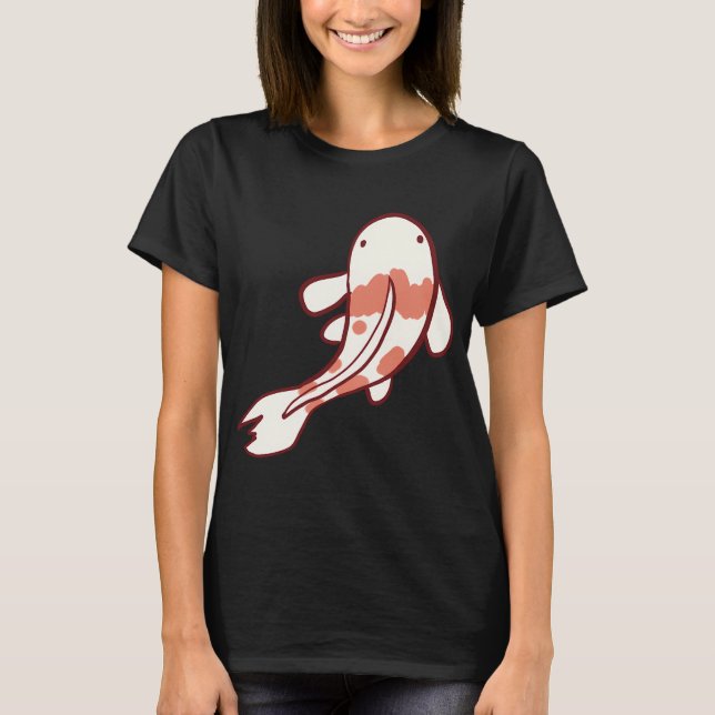 Camiseta arte de peces koi (Anverso)