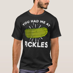 Camiseta Arte de pepino en vinagre para hombres mujeres niñ