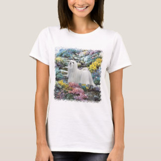 Camiseta Arte de perro maltés