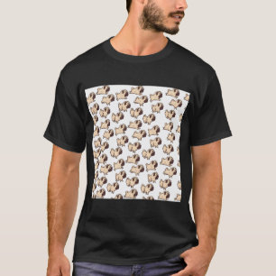 Camiseta Arte de perro Pug cachorros de Pugs divertidos per