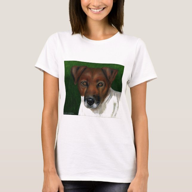 Camiseta Arte de perros - Jack Russell Terrier - Otis (Anverso)