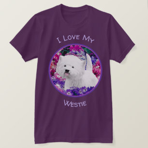 Camiseta Arte de perros pintando el territorio blanco de We