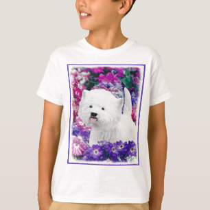 Camiseta Arte de perros pintando el territorio blanco de We