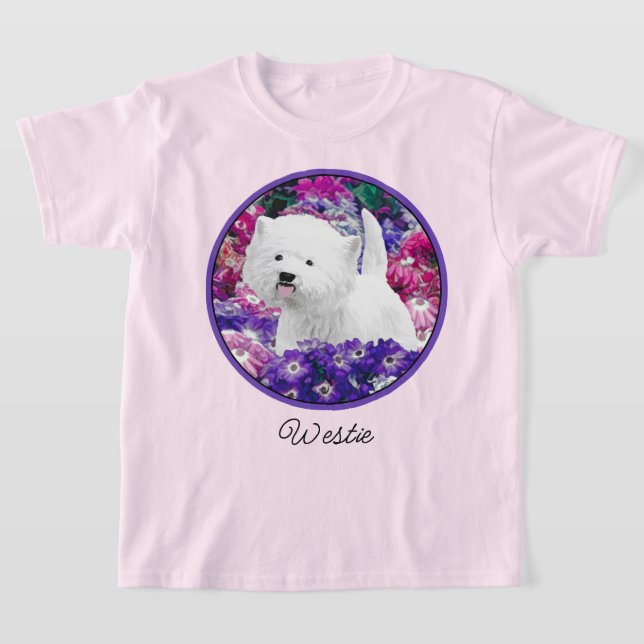 Camiseta Arte de perros pintando el territorio blanco de We (Distribución)