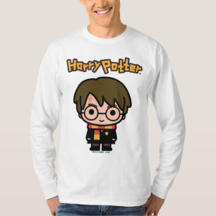 Camiseta Arte de Personaje de Dibujos Animados de Harry Pot