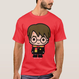 Camiseta Arte de Personaje de Dibujos Animados de Harry Pot