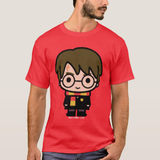 Camiseta Arte de Personaje de Dibujos Animados de Harry Pot