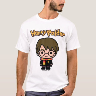 Camiseta Arte de Personaje de Dibujos Animados de Harry Pot
