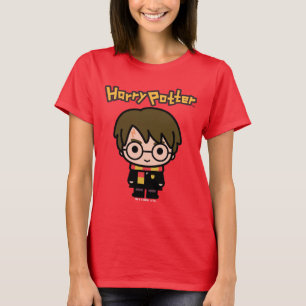 Camiseta Arte de Personaje de Dibujos Animados de Harry Pot