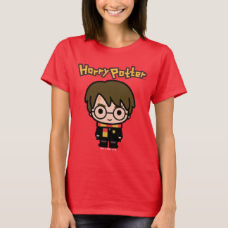 Camiseta Arte de Personaje de Dibujos Animados de Harry Pot