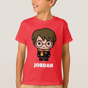 Camiseta Arte de Personaje de Dibujos Animados de Harry Pot