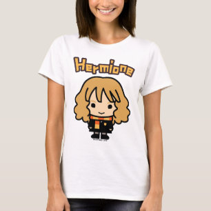 Camiseta Arte de Personaje de Dibujos Animados de Hermione 