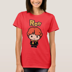 Camiseta Arte de Personaje de Dibujos Animados de Ron Weasl