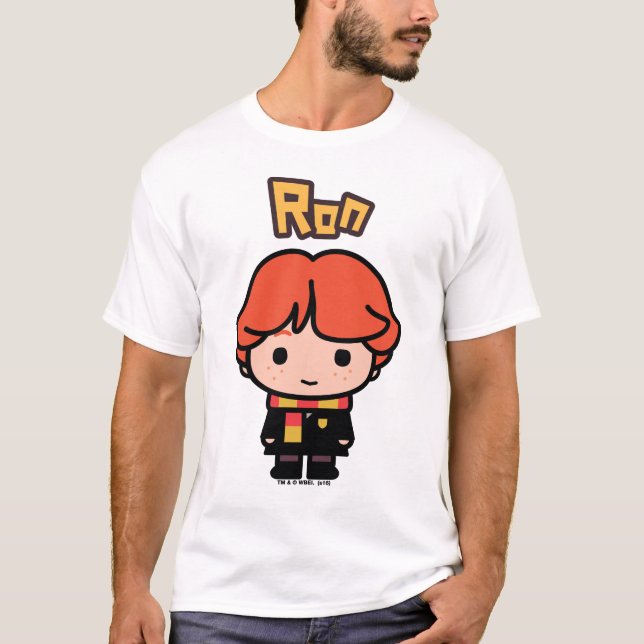 Camiseta Arte de Personaje de Dibujos Animados de Ron Weasl (Anverso)