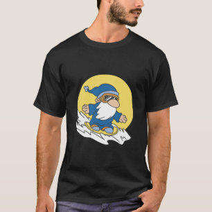 Camiseta Arte de personaje de invierno divertido con gnomo 