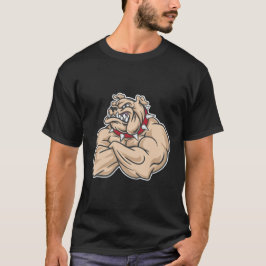 Camiseta Arte de personaje de motivación de gimnasio de Bul