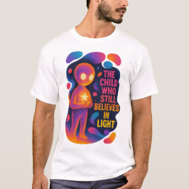 Camiseta Arte de Personaje y Cosmicidad Inspirador & Ilustr