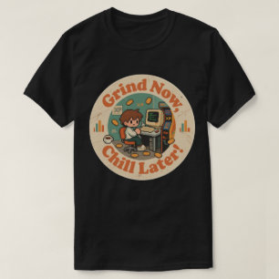 Camiseta Arte de Personajes de Escritorio de Juegos Retro –