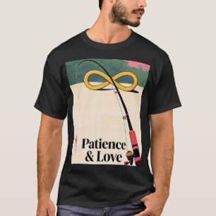 Camiseta Arte de pesca con paciencia y amor
