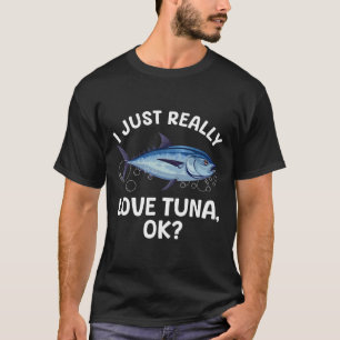 Camiseta Arte de pesca de atún genial para hombres mujeres