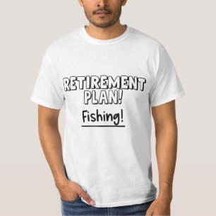 Camiseta Arte de pesca del plan de retiro de Guay