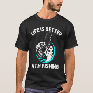 Camiseta Arte de pesca genial para hombres y mujeres pescad