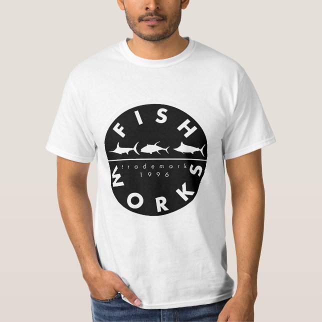 Camiseta Arte de pescado con logo (Anverso)