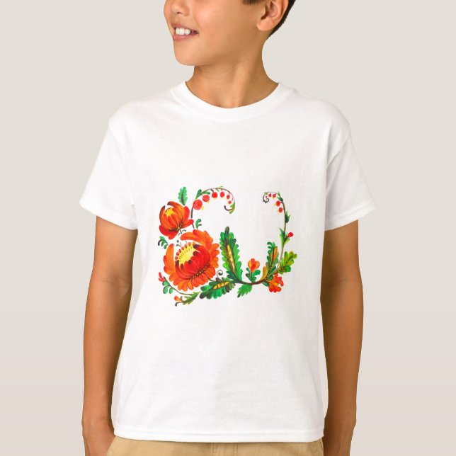 Camiseta Arte de Petrykivka (Anverso)
