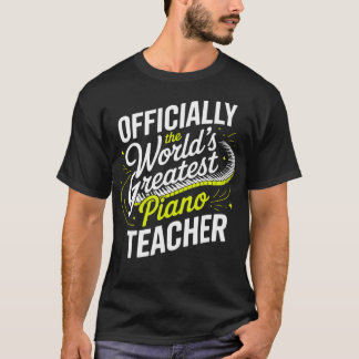 Camiseta Arte de piano para pianista profesor de piano pian