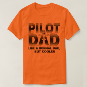 Camiseta Arte de Piloto Divertido Para Papá Hombres Aviació
