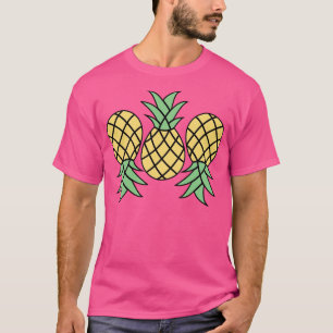 Camiseta Arte de piña al revés