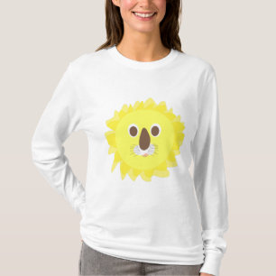Camiseta arte de pintura de león