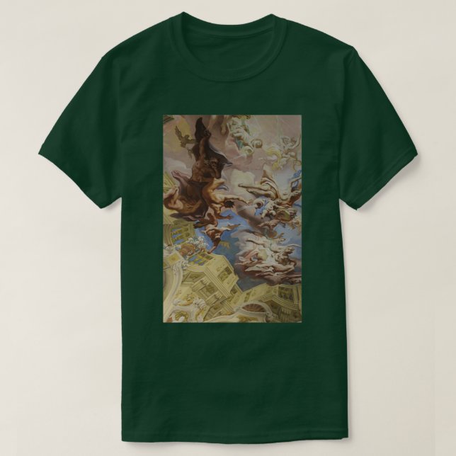 Camiseta Arte de pintura en el techo de Belvedere (Diseño del anverso)