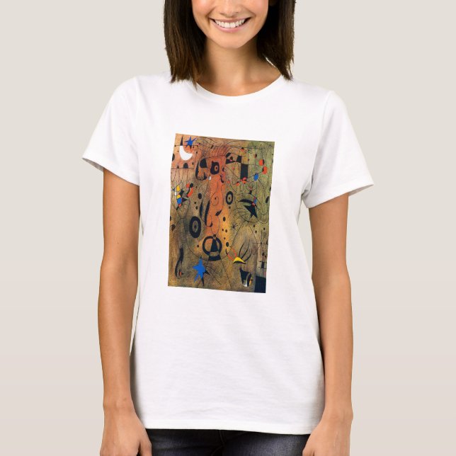 Camiseta arte de pinturas de joan miro (Anverso)