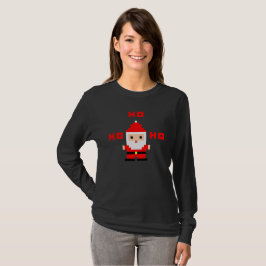 Camiseta Arte de píxeles de Santa 2