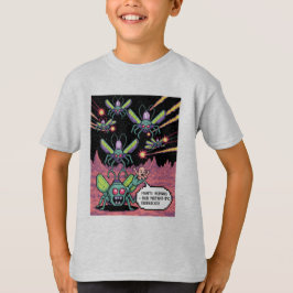 Camiseta Arte de píxeles retro de alienígenas Manti de Arca