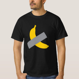Camiseta arte de plátano con cinta adhesiva