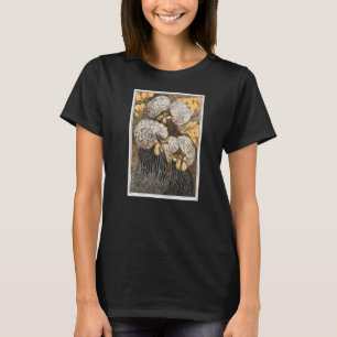 Camiseta Arte De Pollos De Tres Gallos Vintage De Theo Van