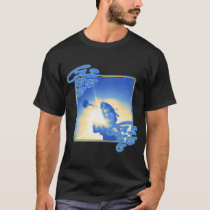 Camiseta Arte de portada de álbum azul banda punk