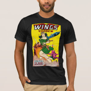 Camiseta Arte de portada: número de edición 90 Wings Comics