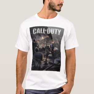 Camiseta Arte de portada retro de Call of Duty 1 
