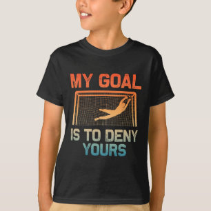 Camiseta Arte de portero de fútbol para hombres mujeres niñ