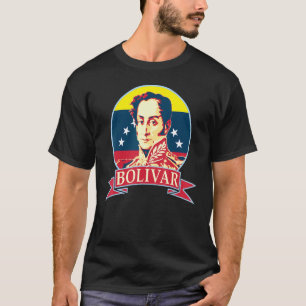 Camiseta Arte de propaganda de Simon Bolivar Venezuela