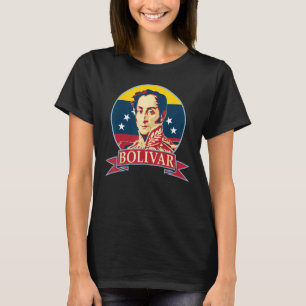 Camiseta Arte de propaganda de Simon Bolivar Venezuela