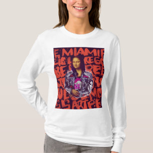 Camiseta Arte de Punk de Mona Lisa