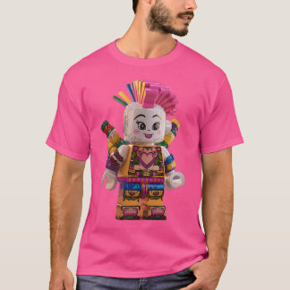 Camiseta Arte De Punk Japonés Harajuku Hecho De Bloques Par